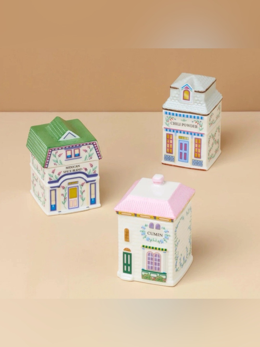 Lenox Spice Village Santa Fe Regional 3 Canisters Set